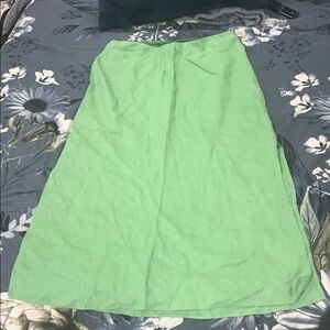 NWT - J. Crew Gwyneth Slip Skirt 100% Linen - Large